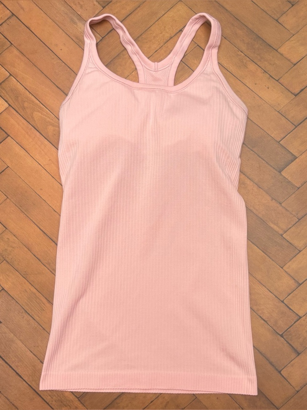 Lululemon Ebb To Street Tank Top In Pink Mist Size 4